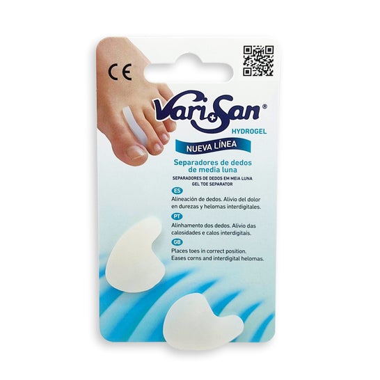 Vari+San Hydrogel Separadedos Semi Luna T-Pequeña 2uds