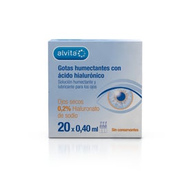 Alvita Gotas Humectantes Ácido Hialurónico 20x0,4ml