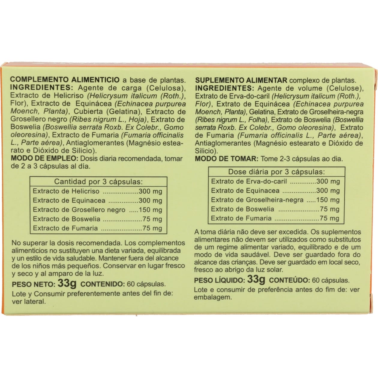 Integralia Helicriso Plus 60 cápsulas