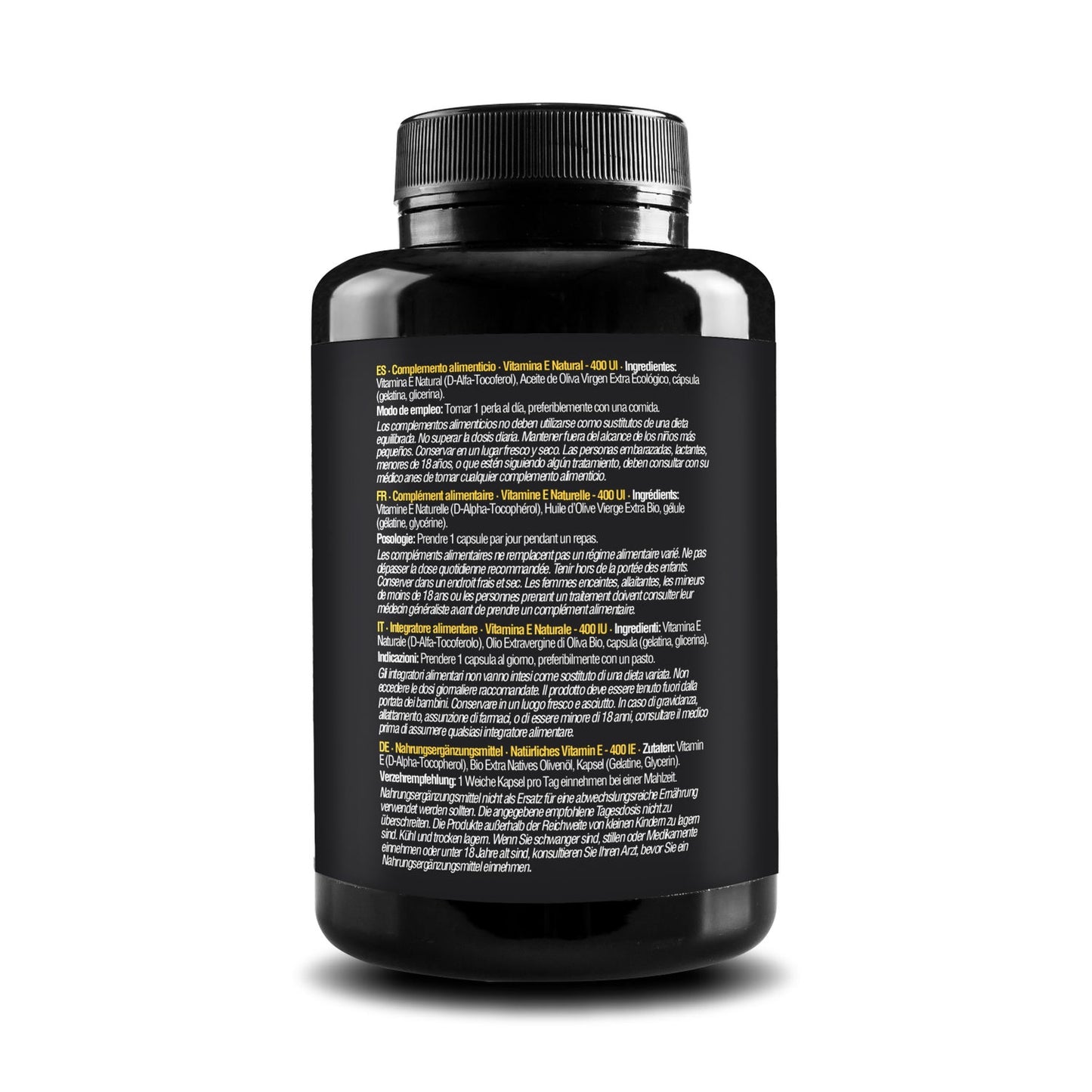 Zenement Vitamina E Natural 400 Ui D-Alfa-Tocoferol 200 perlas
