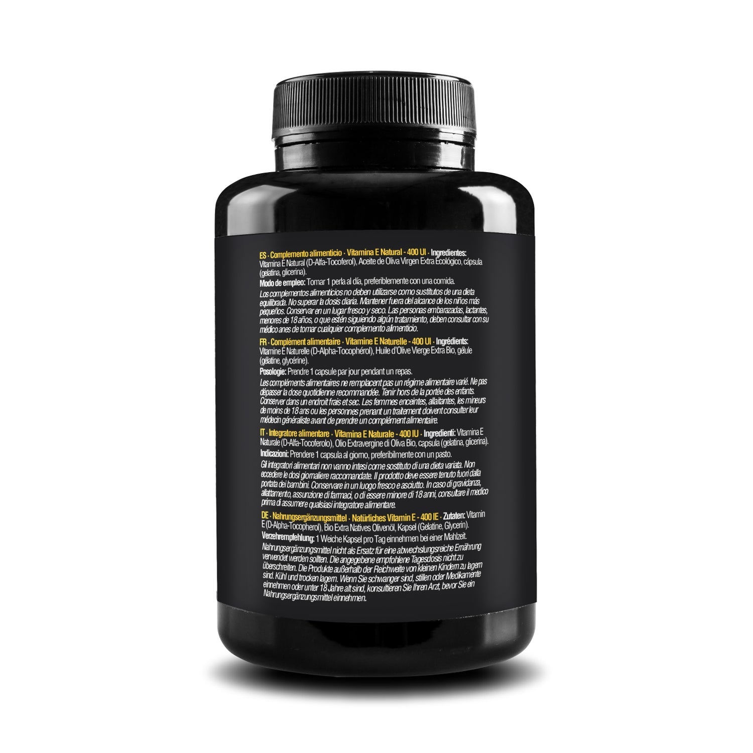 Zenement Vitamina E Natural 400 Ui D-Alfa-Tocoferol 200 perlas