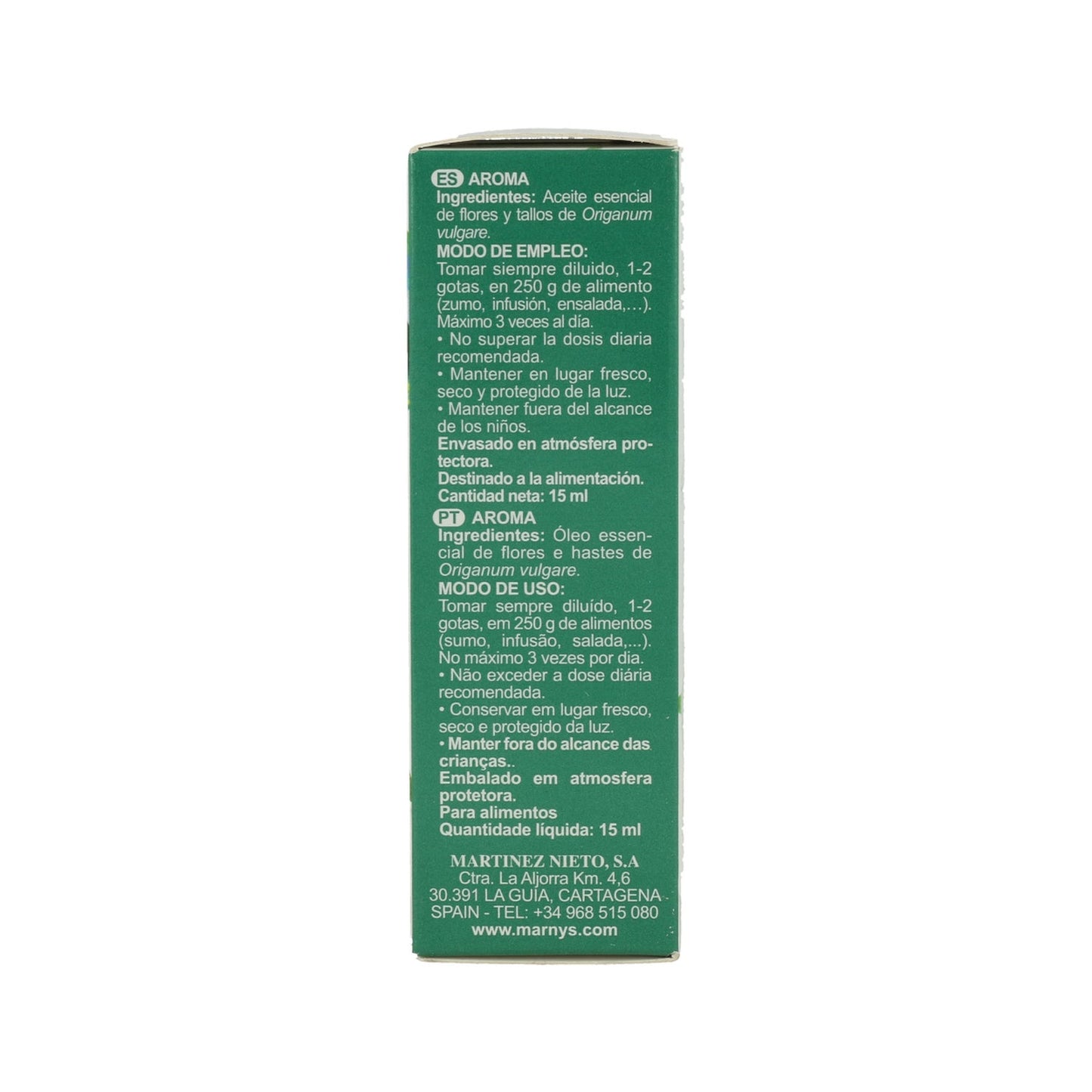 Marnys Aceite Esencial de Orégano 15 ml