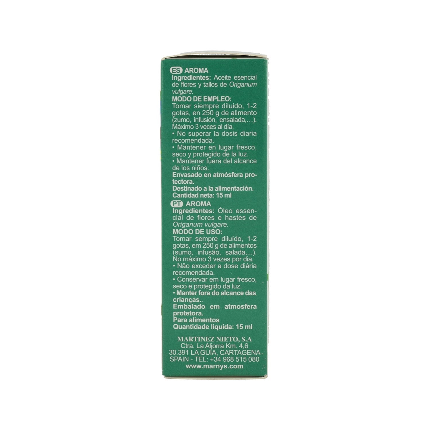 Marnys Aceite Esencial de Orégano 15 ml