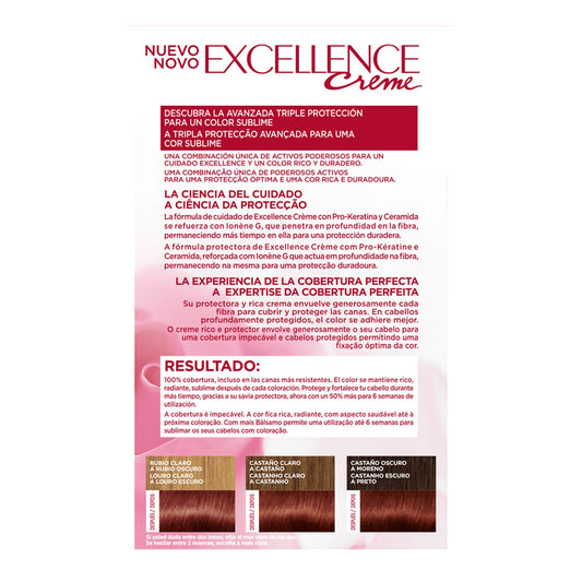 L'Oreal Set Excellence Creme Tint 454 Cobrizo