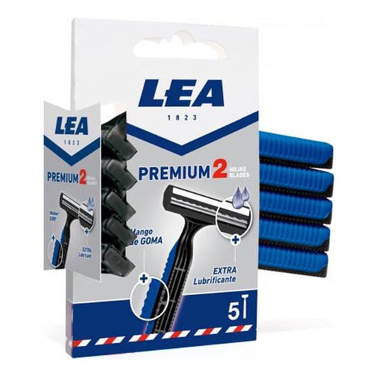 Leia Premium 2 folhas 5u lâminas descartáveis