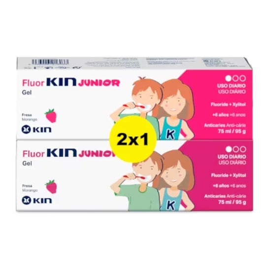 Kin Fluor Junior 75ml 2x1