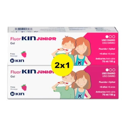 Kin Fluor Junior 75ml 2x1