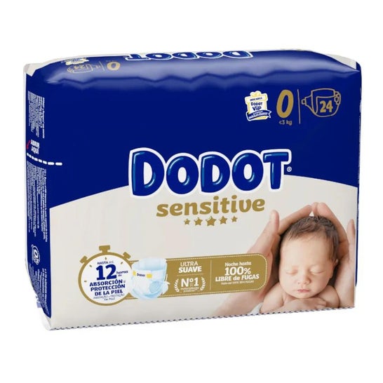 Dodot Sensitive T-0 DE 1.5-2.5 Kg 24uds