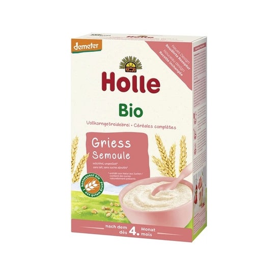 Holle Papilla de Sémola de Trigo BIO +4 m 250 g