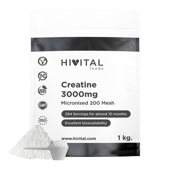 HIVITAL Creatina monohidratada 3000 mg 1 kg