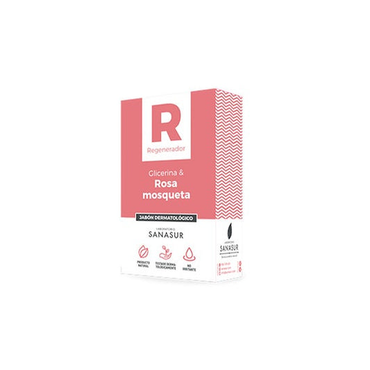 Sabonete de Sanasur Glicerina Óleo de Rosa Mosqueta 100 G