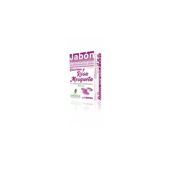 Sabonete de Sanasur Glicerina Óleo de Rosa Mosqueta 100 G