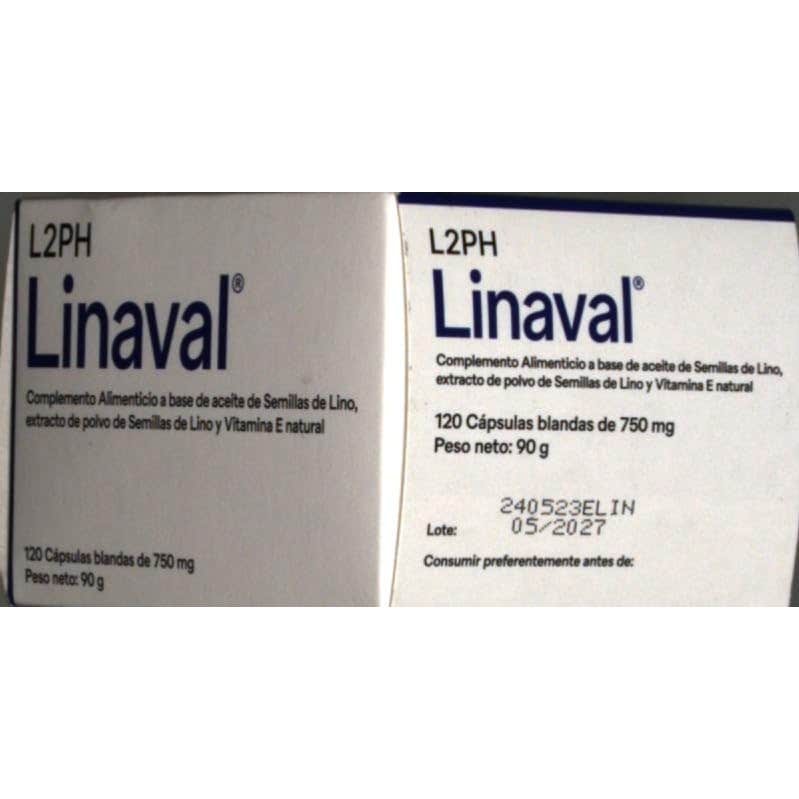 Linaval® 120cáps blandas