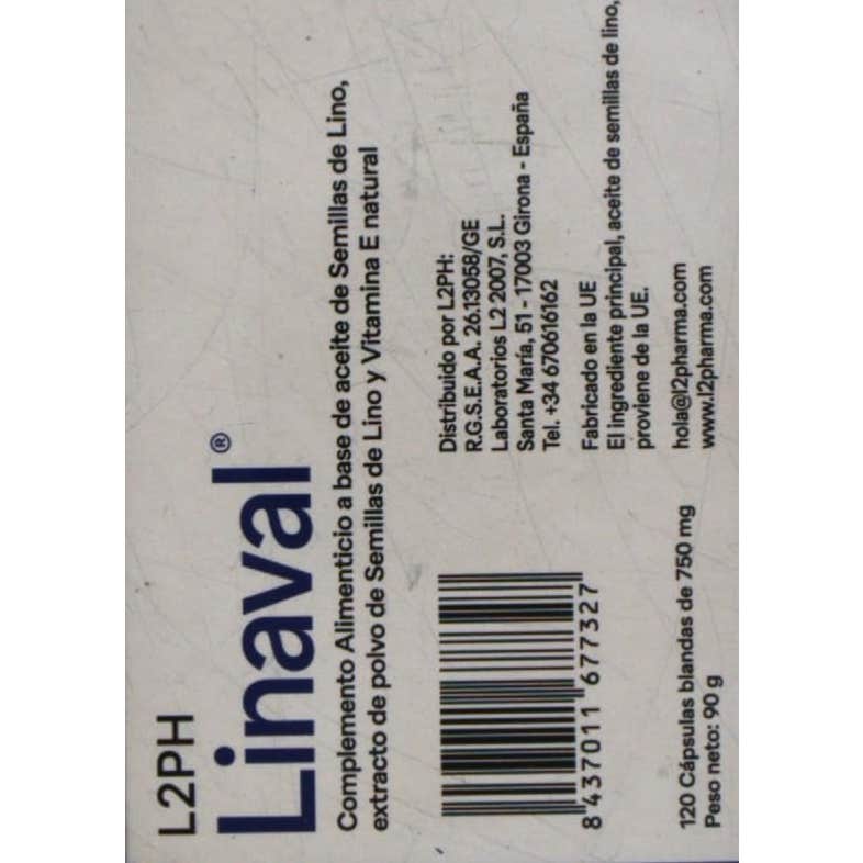 Linaval® 120cáps blandas