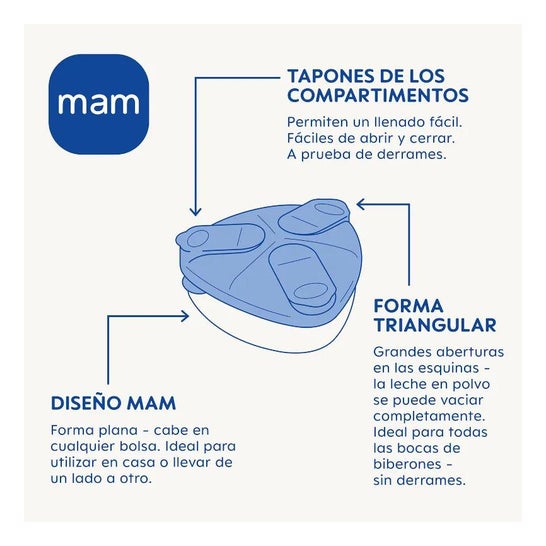 Mam Baby Dosificador de Leche en Polvo Rosa 1ud
