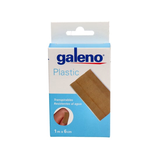 Galeno Plástico Apósito Adhesivo Transpirable Piel 1 mx6 cm