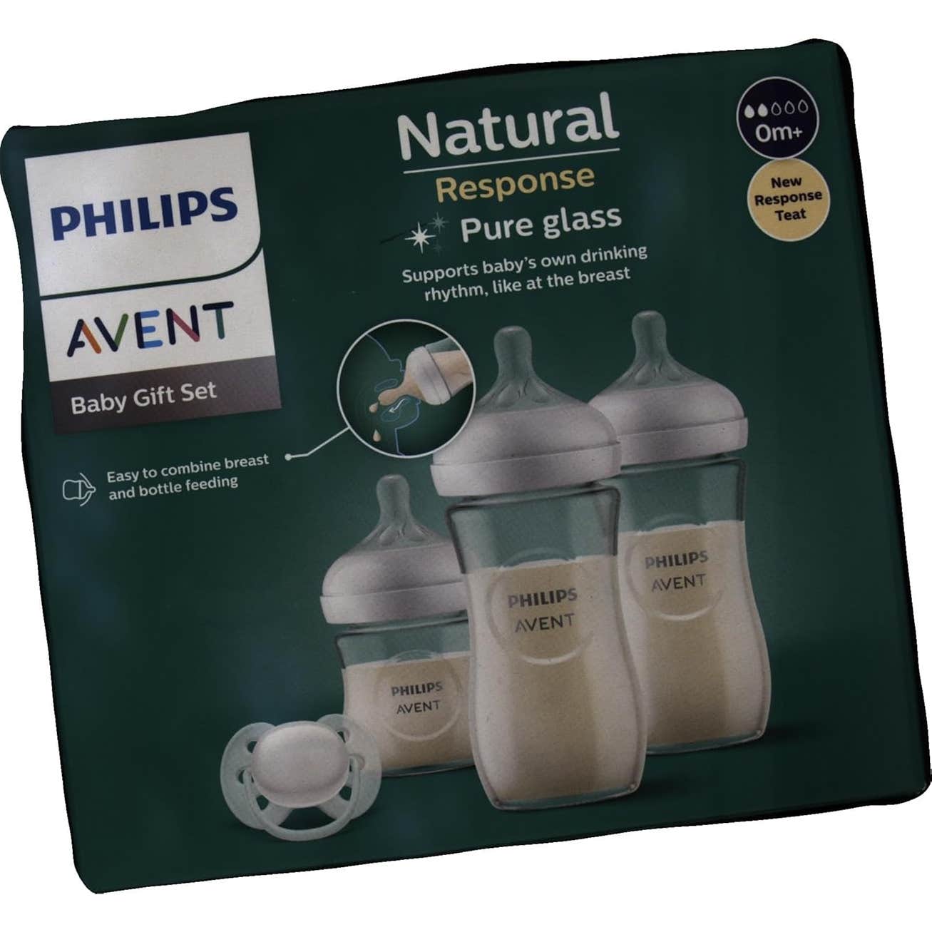 Philips Avent Set Natural Response Pure Glass SCD878/11