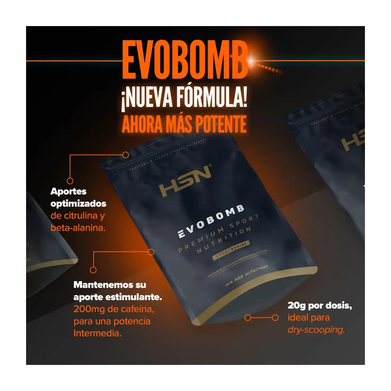 HSN Evobomb Limón 500g