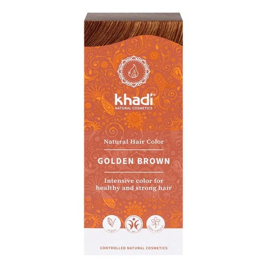 Khadi Tinte Castaño Dorado 100% Vegetal 100g