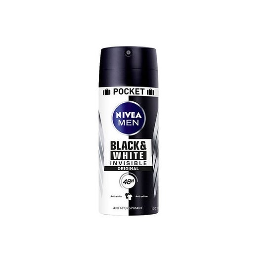 Nivea Men Black And White Invisible Men Desodorante Spray 100ml