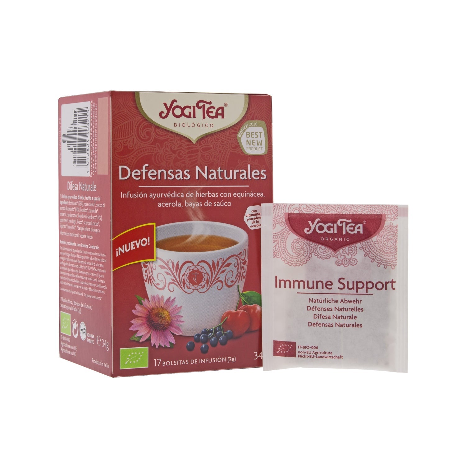 Yogi Tea defensas naturales 17 bolsas