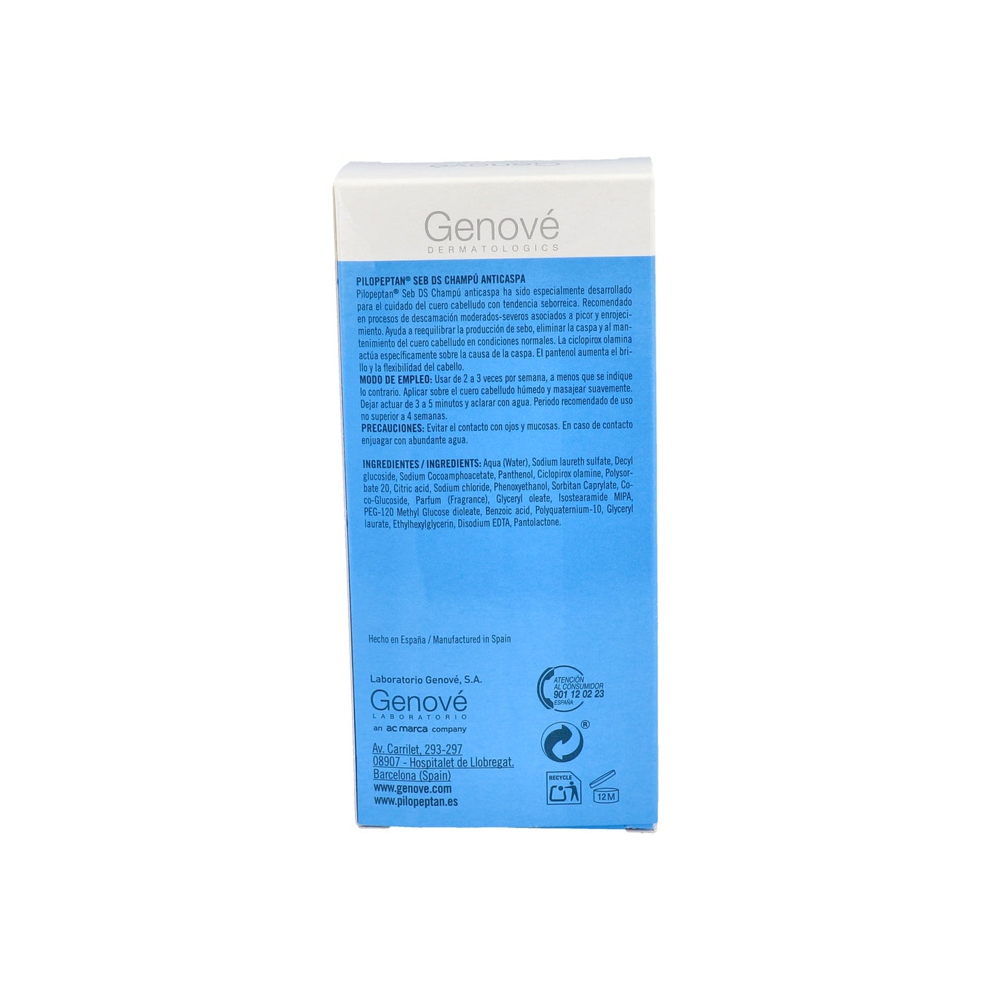 Pilopeptan Champú Antiforfora 150ml