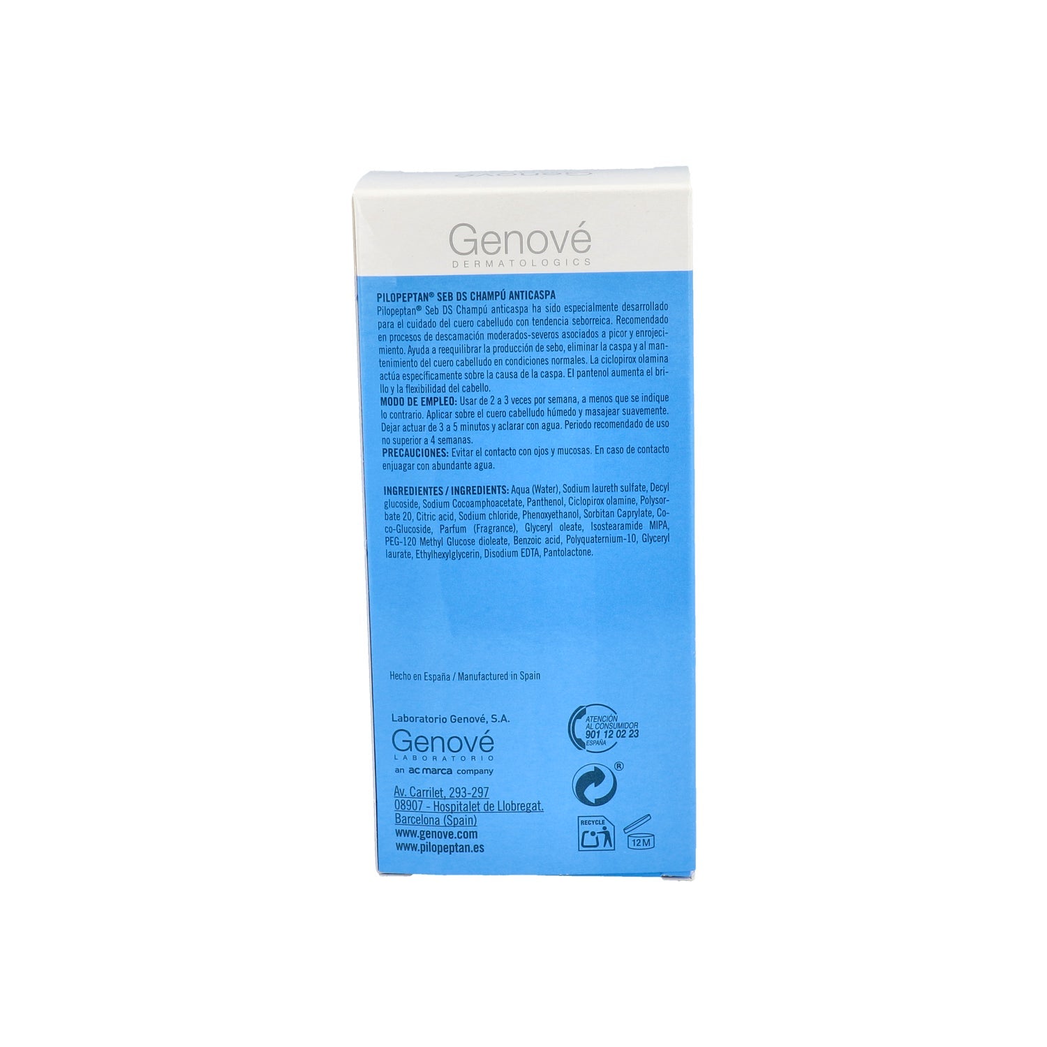 Pilopeptan Champú Antiforfora 150ml