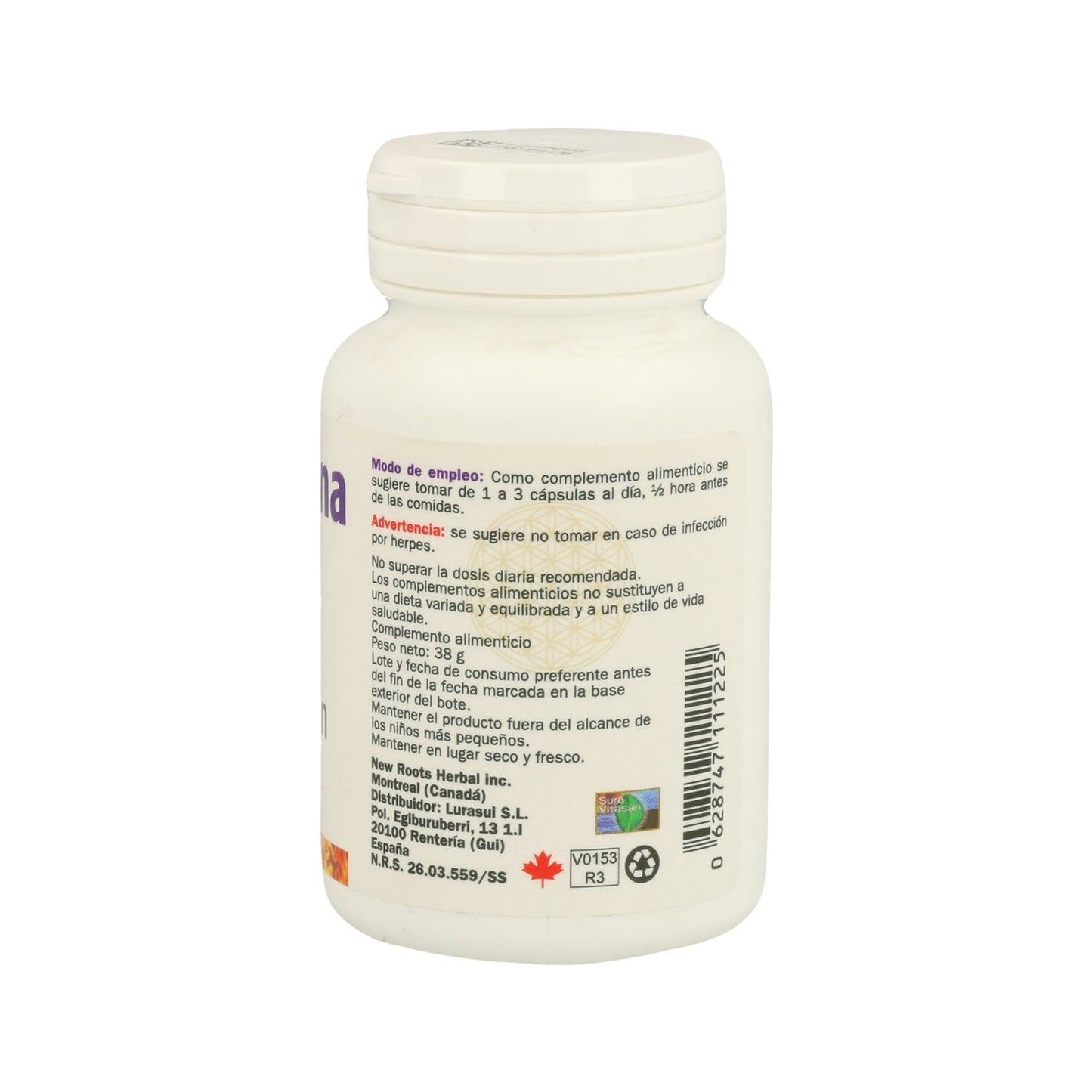 Sura Vitasan Arginina 500Mg 50caps