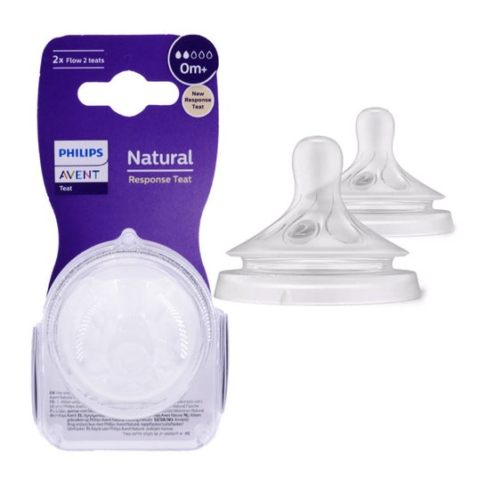 Philips Avent Tetina Natural Birth Response +0M T2 2uds