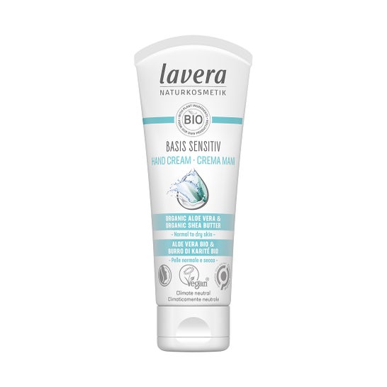 Lavera Basis Sensitiv Crema Manos Aloe 75 ml