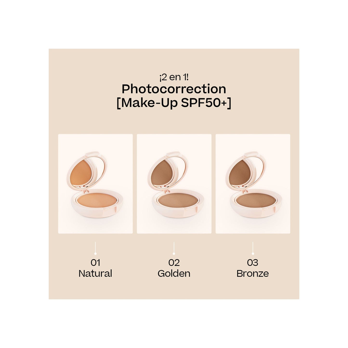 Sensilis Photocorrection [D-Pigment Make-Up SPF50+] Bronze 10g