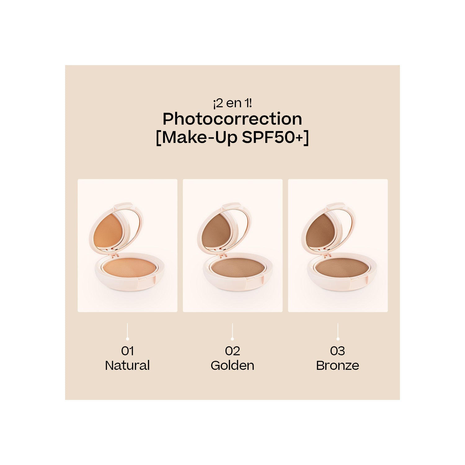 Sensilis Photocorrection [D-Pigment Make-Up SPF50+] Bronze 10g