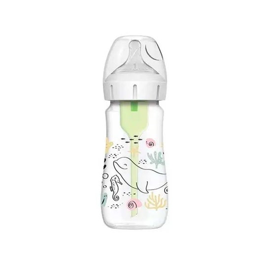 Dr Brown's Biberón Anticólico Boca Ancha Ocean 270ml