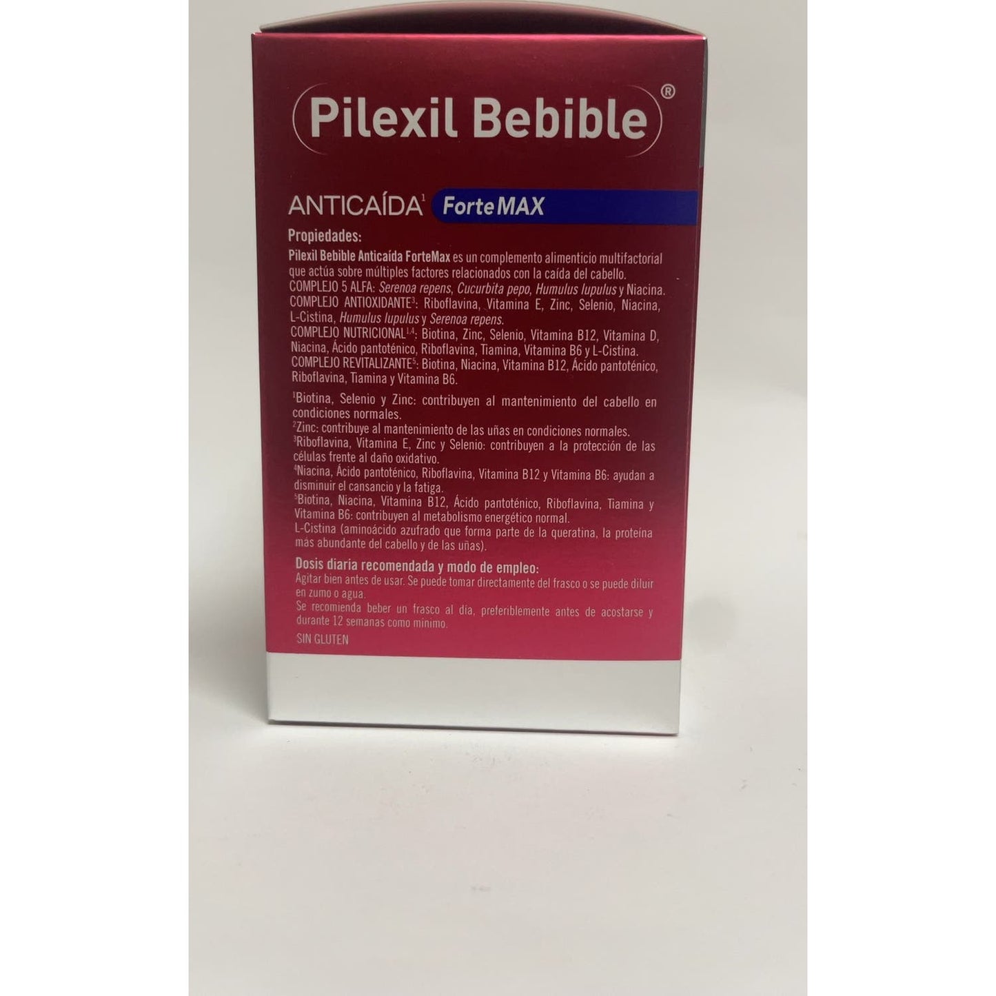 Pilexil Bebible Anticaída Forte Max 30uds