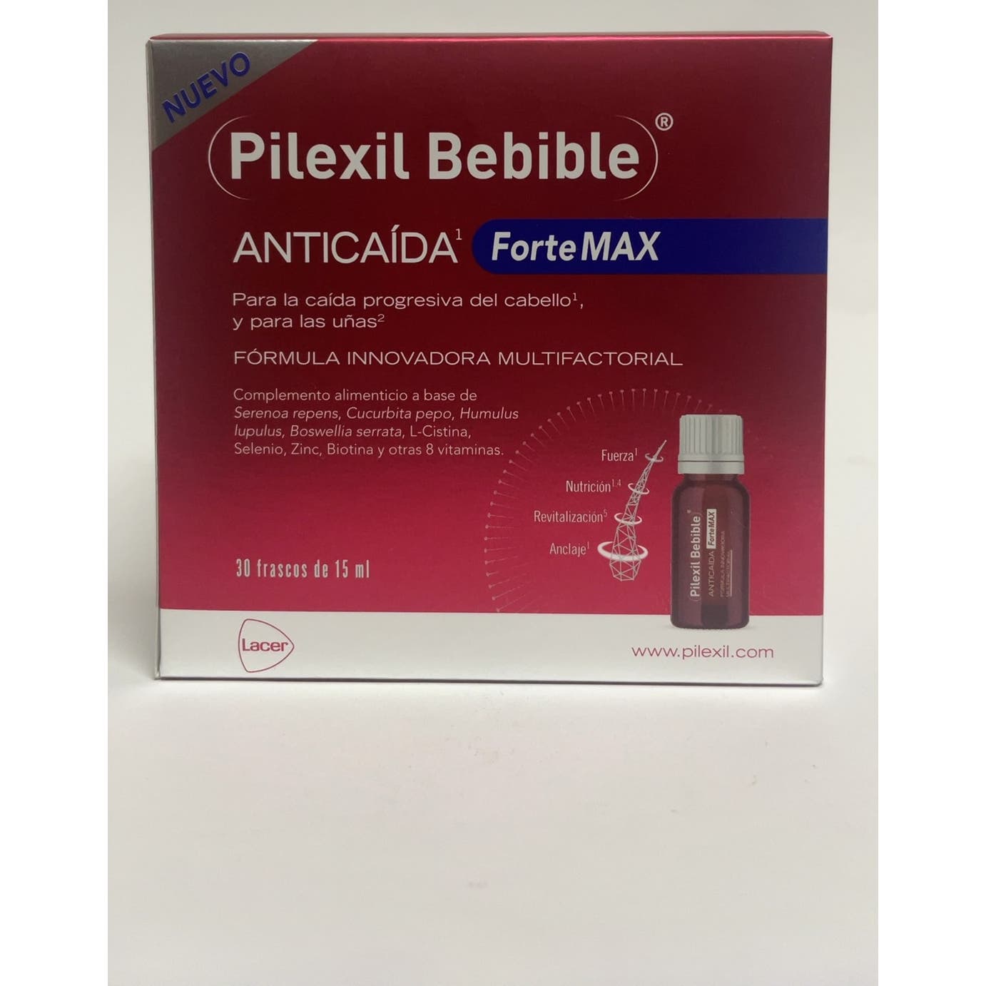 Pilexil Bebible Anticaída Forte Max 30uds