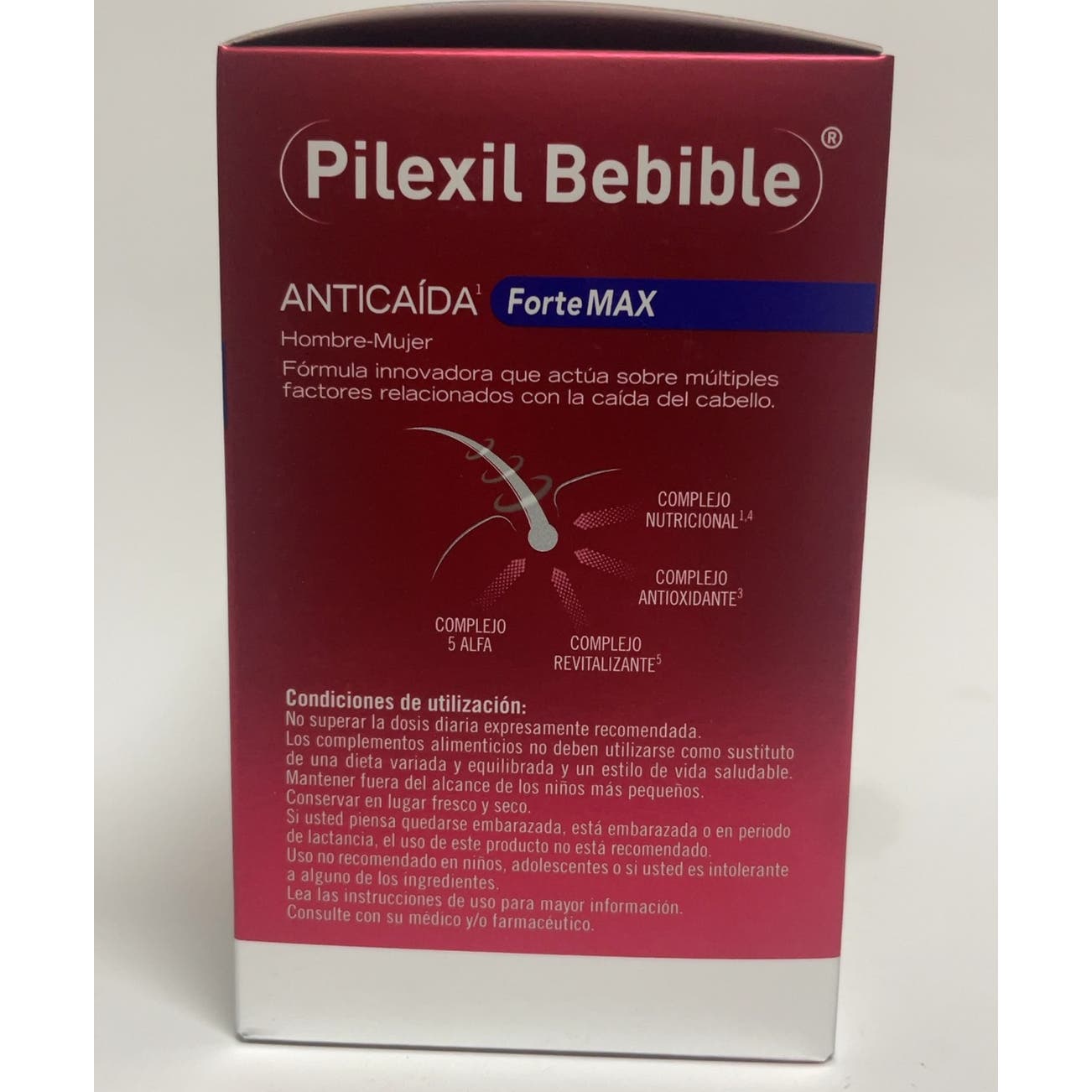 Pilexil Bebible Anticaída Forte Max 30uds