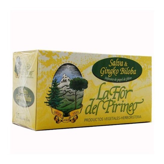 La Flor del Pirineo Salvia Ginko Biloba Infusión 25uds