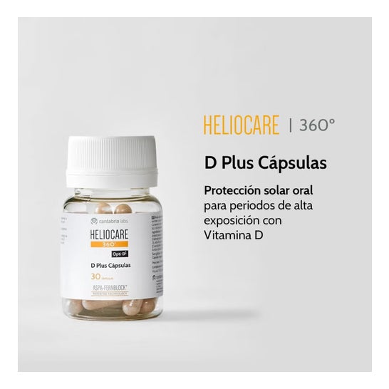 Heliocare 360º D Plus Cápsulas 2x30 caps