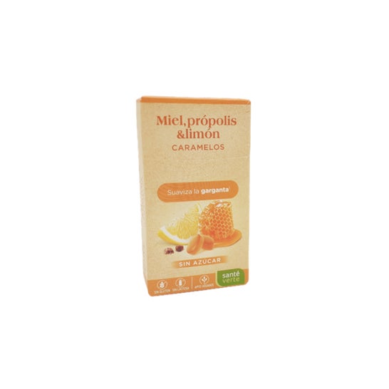 Santé Verte Caramelos Miel Própolis y Limón Bio 35g