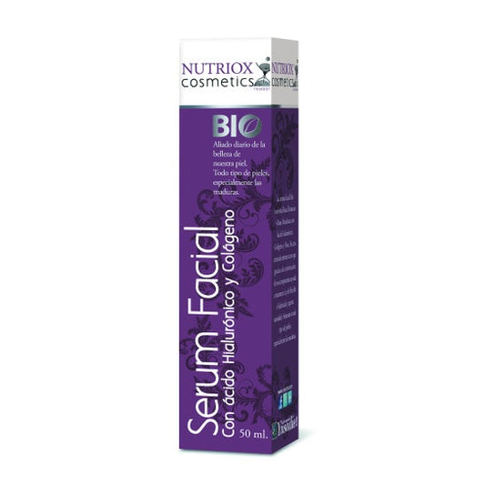 Nutriox Cosmetics Sérum Facial Ácido Hialurónico y Colágeno 50ml