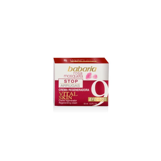 Babaria Crema 9 Efectos Vital Skin Stop Arrugas Rosa Mosqueta 50
