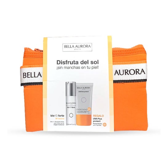 Bella Aurora Pack Bio10 Forte M-Lasma + Fotoprotector UVA Plus + Neceser