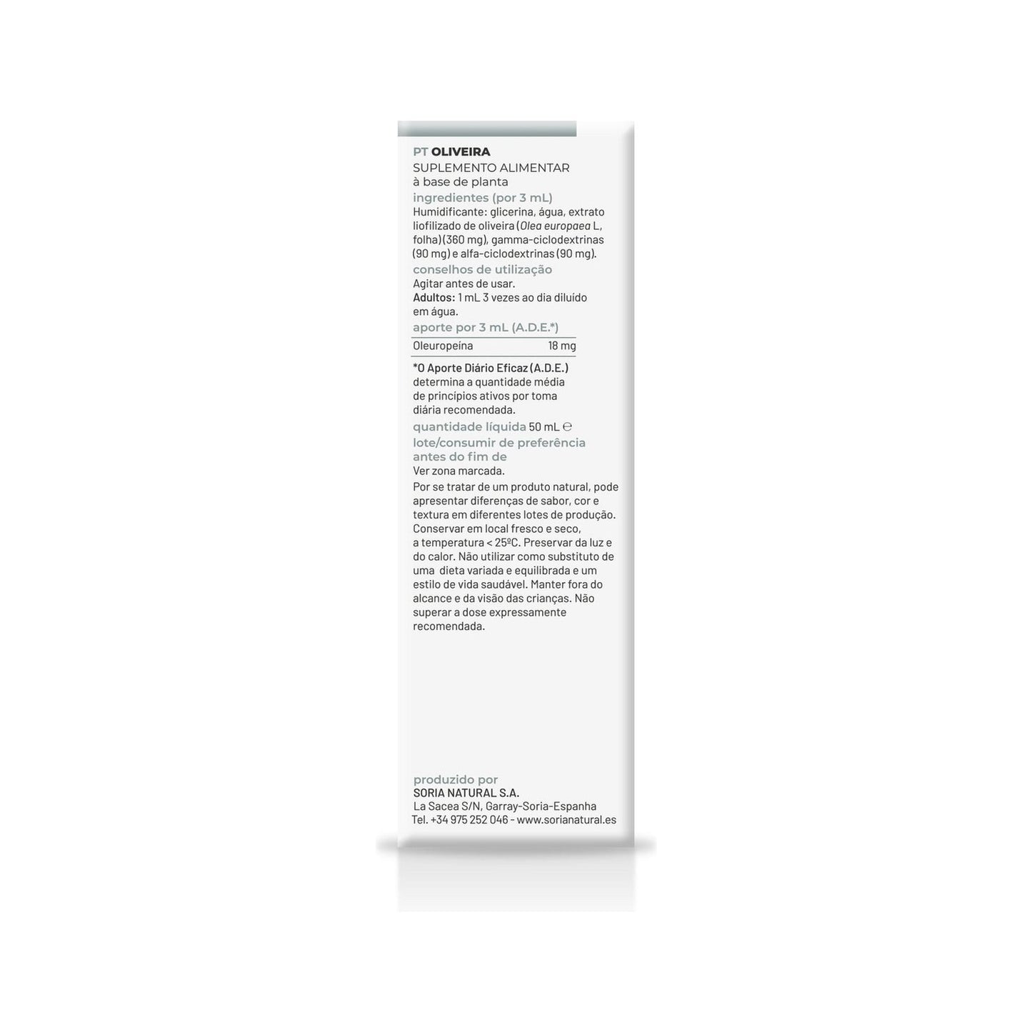 Soria Natural Olivo Extracto 50ml