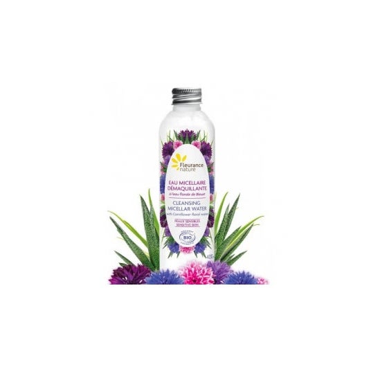 Fleurance Nature Agua micelar desmaquillante Bio con Aciano 400 ml