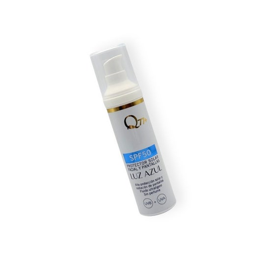 Q77+ Protector Facial Solar y Luz Azul SPF50 50 ml