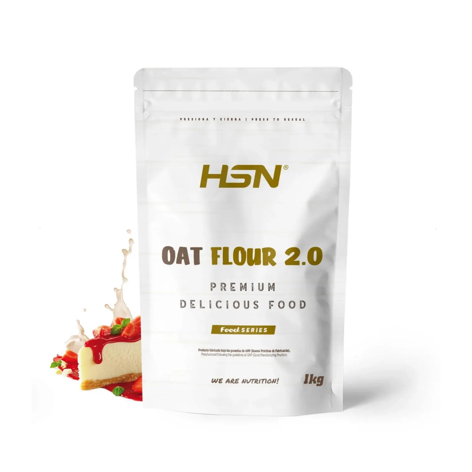 HSN Harina de Avena Instantánea 2.0 Tarta de Queso de Fresa 1kg