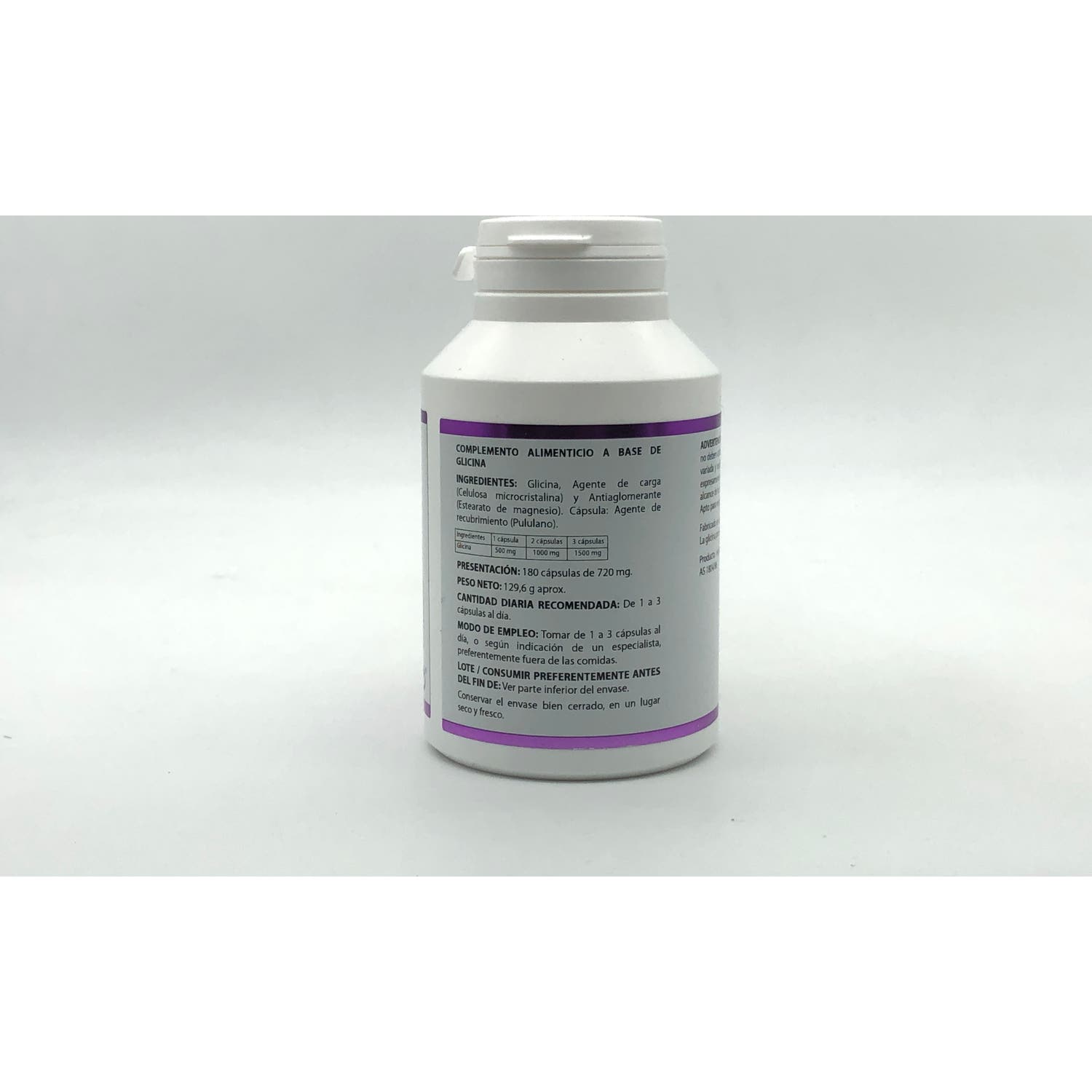 Equisalud Glicina 500mg 180caps