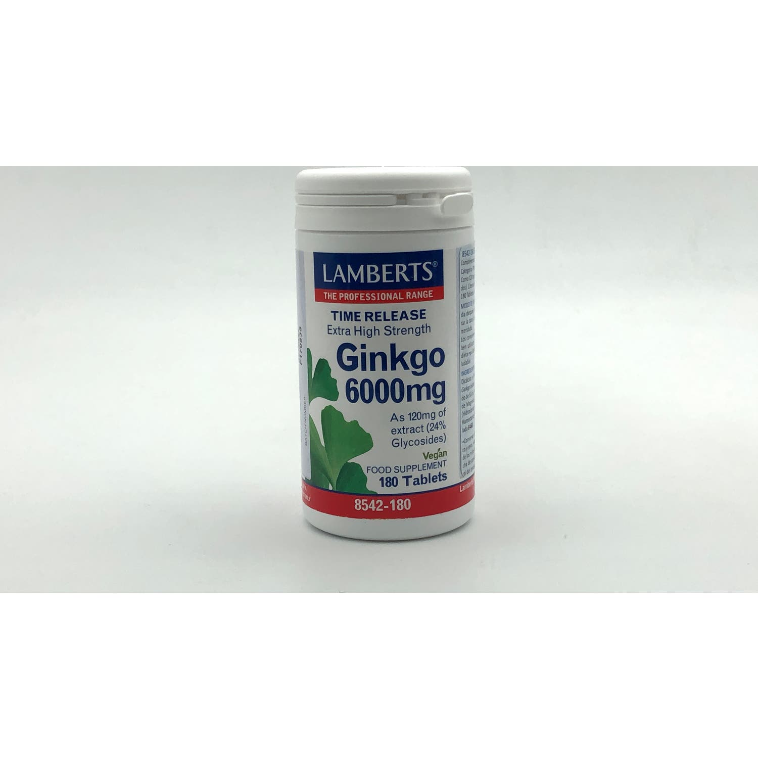 Lamberts Ginkgo Time Release Extra High Strenght 6000mg 180comp