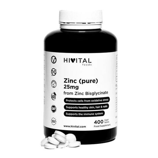 Hivital Foods Zinc Pure 25mg 400comp