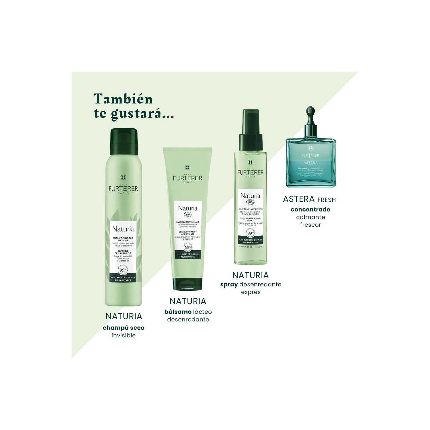René Furterer Naturia Champú Micelar Suave 400ml